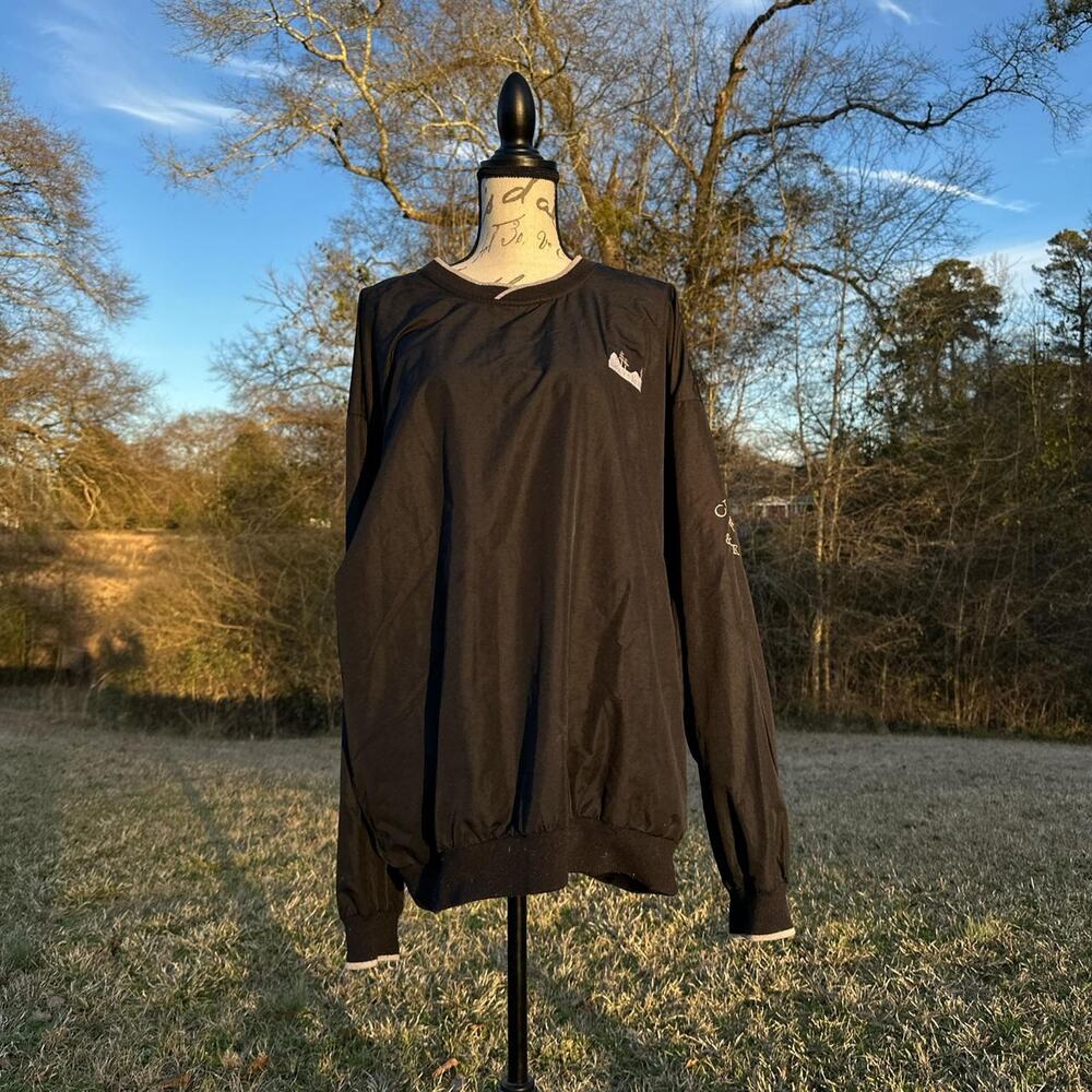 Black V Neck Greystone Sweater
